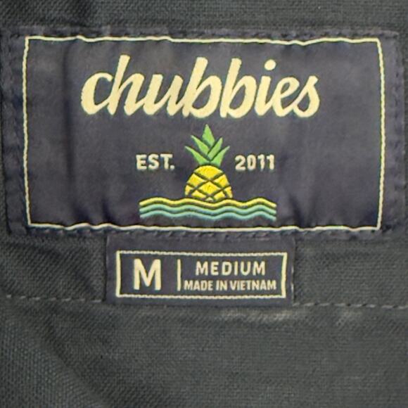 Chubbies Originals Shorts Medium Blue Indigos 5.5” Inseam Stretch Casual NWT - Picture 2 of 13